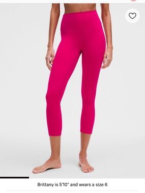 Lululemon lululemon Align™ High-Rise Crop 23" size 4
